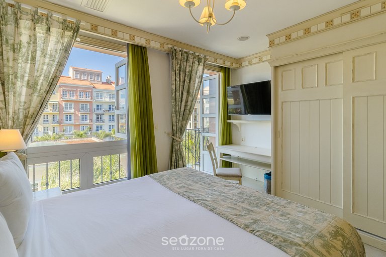 Studio em Jurerê relaxe em resort de luxo ILC3312 Seazone