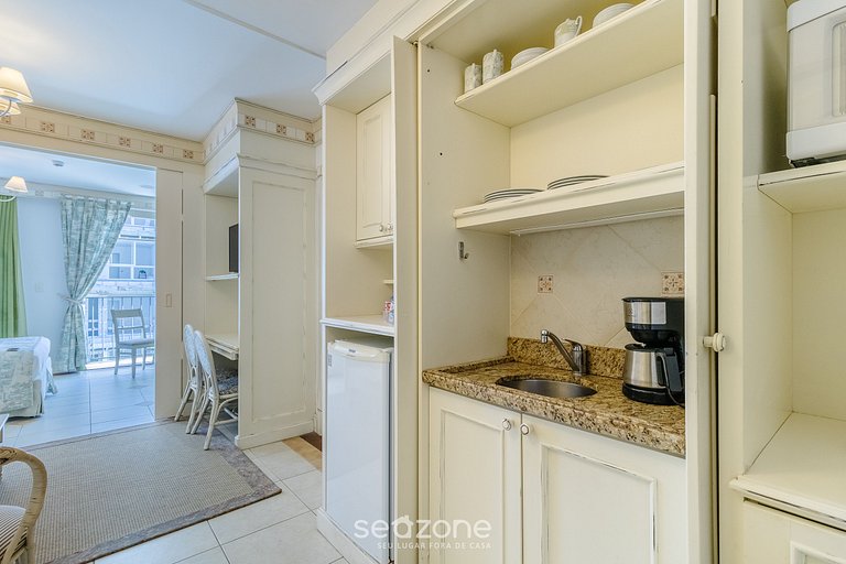 Studio incrível vista mar resort ILC3313 Seazone