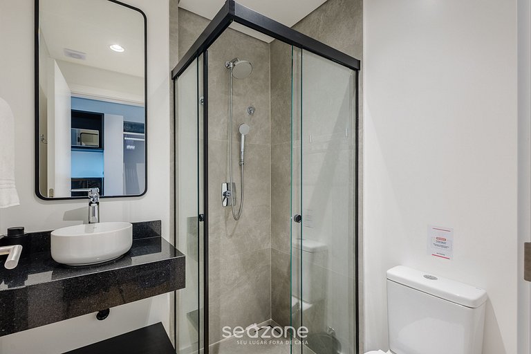 Estúdio Vista Mar 50m da Praia PSO0703