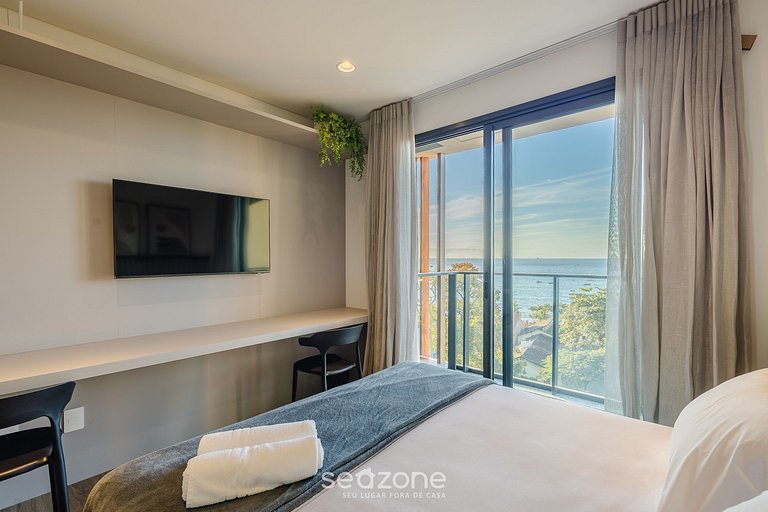 Estúdio Vista Mar 50m da Praia PSO0703