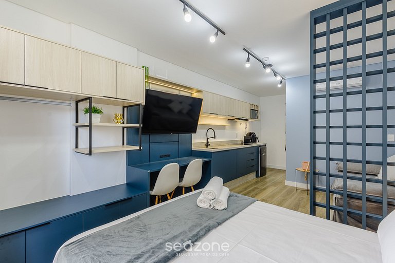 Studio vista mar a metros da Praia PSO0705