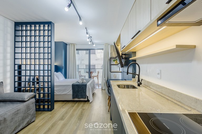 Studio vista al mar a metros de la Playa PSO0705