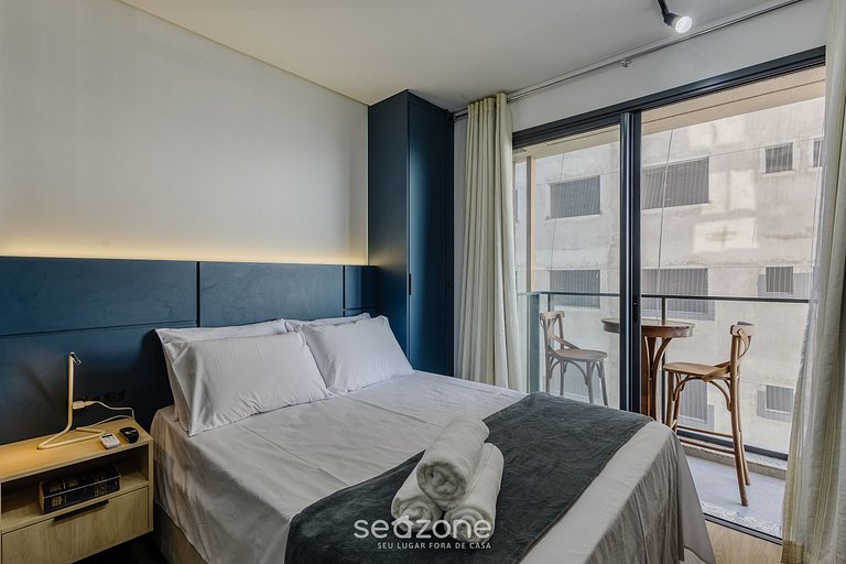 Studio vista mar a metros da Praia PSO0705