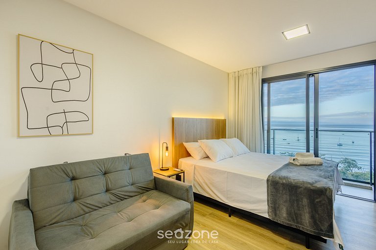 Estúdio Vista Mar, 50m da Praia PSO0902