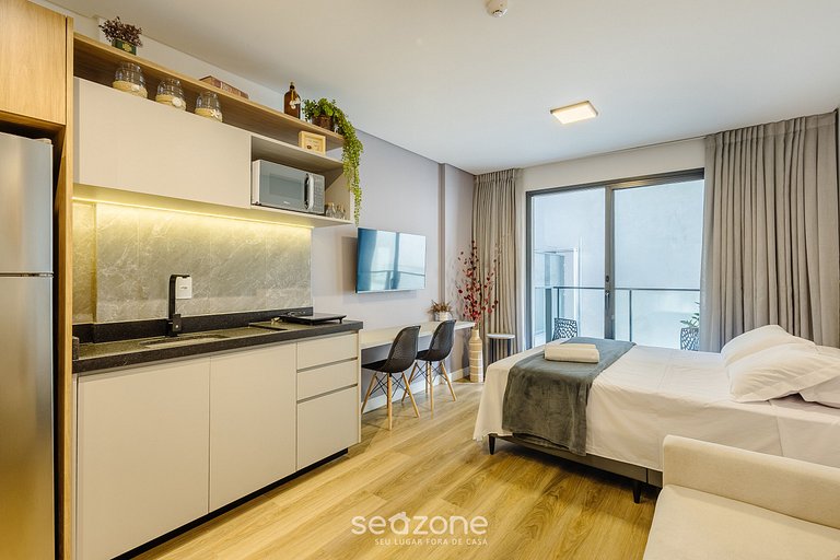 Estúdio a 50m da Praia em Penha PSO0306