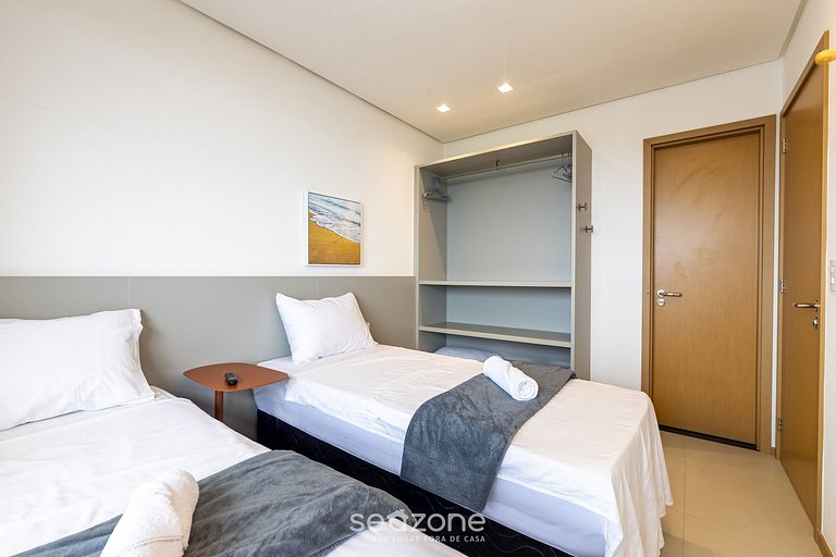 Apto c/ varanda e vista p/ o Mar, Maceió HIG1003