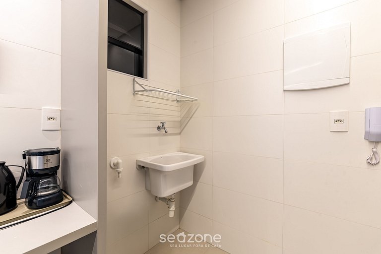 Apto con balcón y vista al mar, Maceió HIG1003