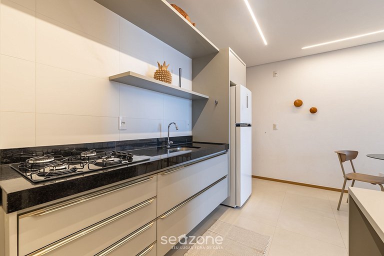 Apto con balcón y vista al mar, Maceió HIG1003