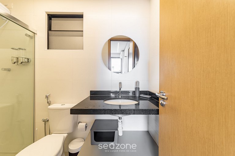 Apto c/ varanda e vista p/ o Mar, Maceió HIG1003