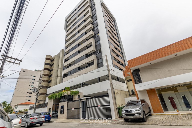 Apto con balcón y vista al mar, Maceió HIG1003