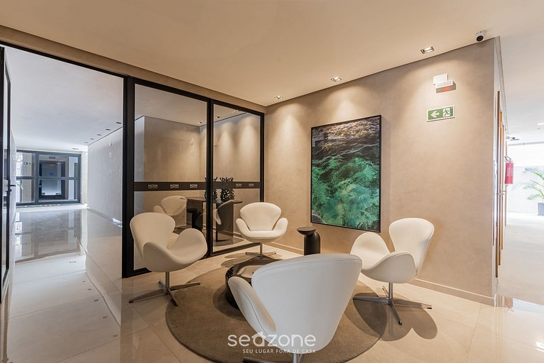 Apto c/ varanda e vista p/ o Mar, Maceió HIG1003