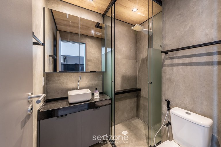 Studio na Orla c/ Acad e Piscina Rooftop | NWT0923