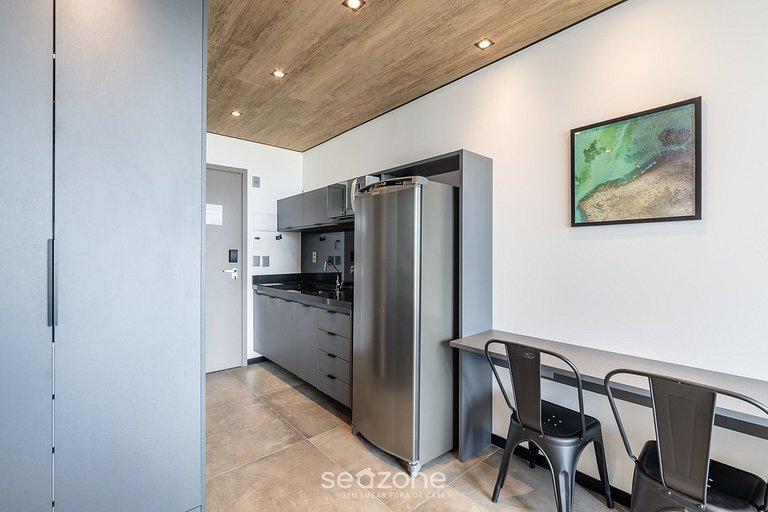 Studio na Orla c/ Acad e Piscina Rooftop | NWT0923