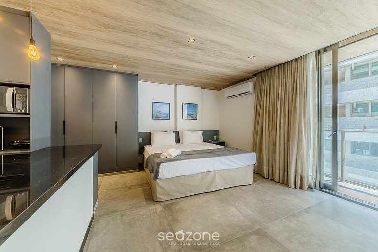 Estudio acogedor con vista lateral al mar NWT0904