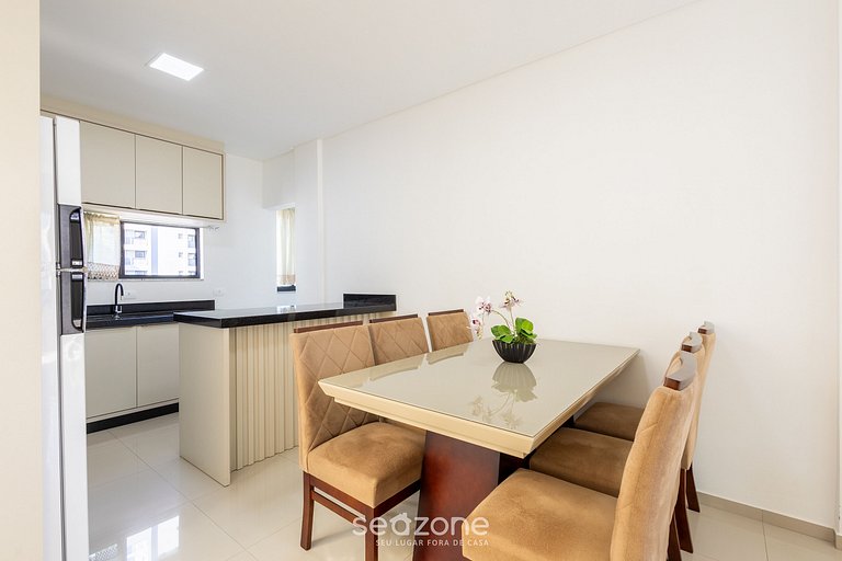 Apto c/ Churrasq. 600m da Praia RGOA701