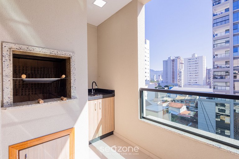 Apto c/ Churrasq. 600m da Praia RGOA701