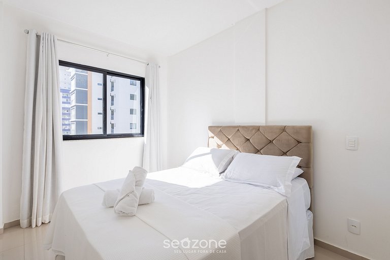 Apto c/ Churrasq. 600m da Praia RGOA701