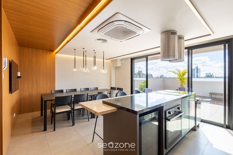 Apto c/ vista incrível no centro, Curitiba NFE0708