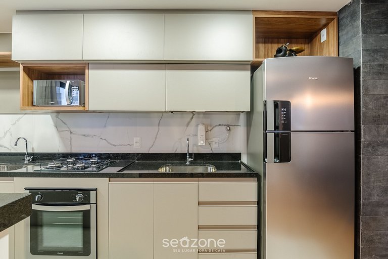 Apto moderno a 300m do mar, Guarapari EEP0802