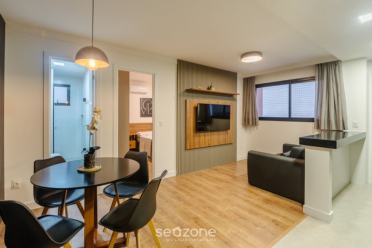 Apto moderno a 300m do mar, Guarapari EEP0802