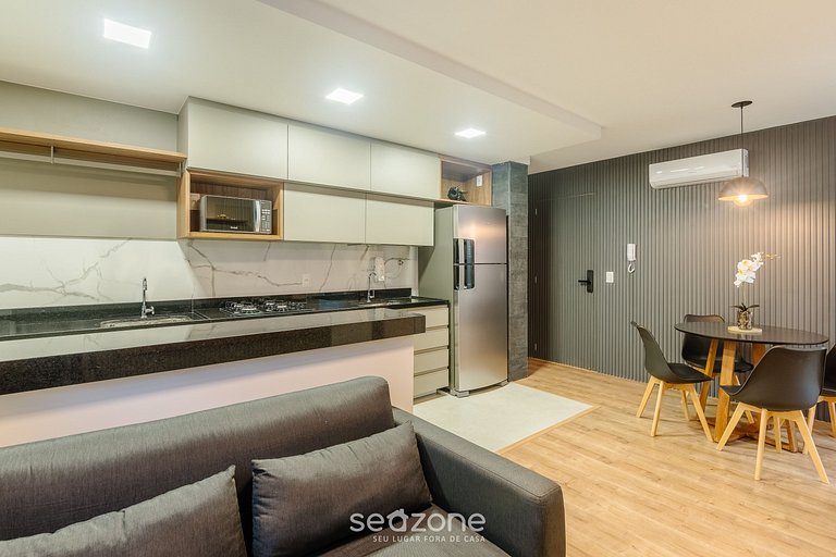 Apto moderno a 300m do mar, Guarapari EEP0802