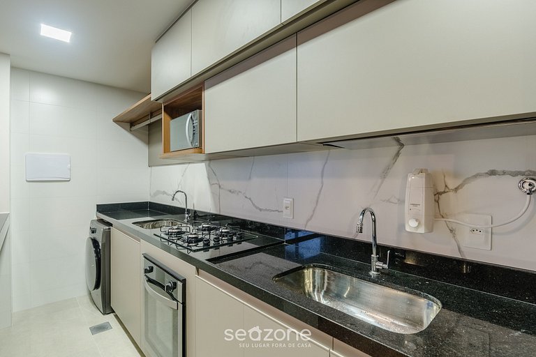 Apto moderno a 300m do mar, Guarapari EEP0802