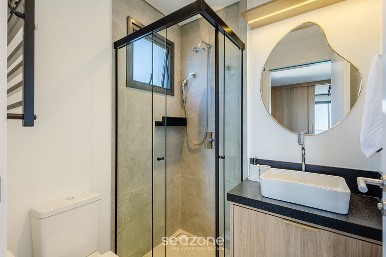 Estudio frente al mar con balcón, Penha - PSO0801