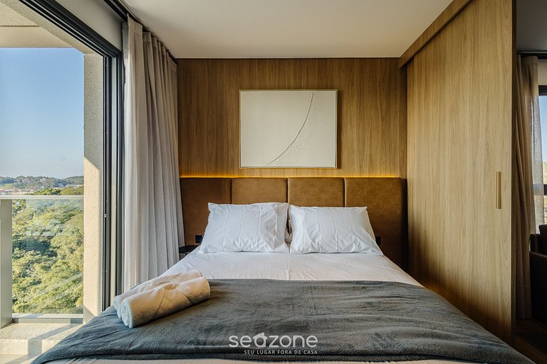 Studio frente mar c/ varanda, Penha - PSO0801