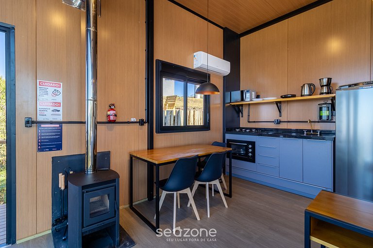 Cabana romântica com vista na serra VST037