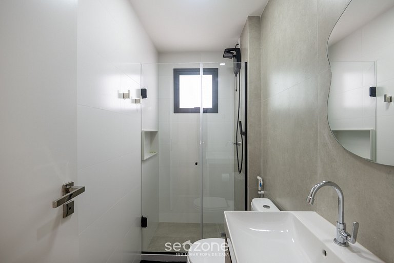 Apto 2 Quartos Equipado a 300m do Mar EEP1101