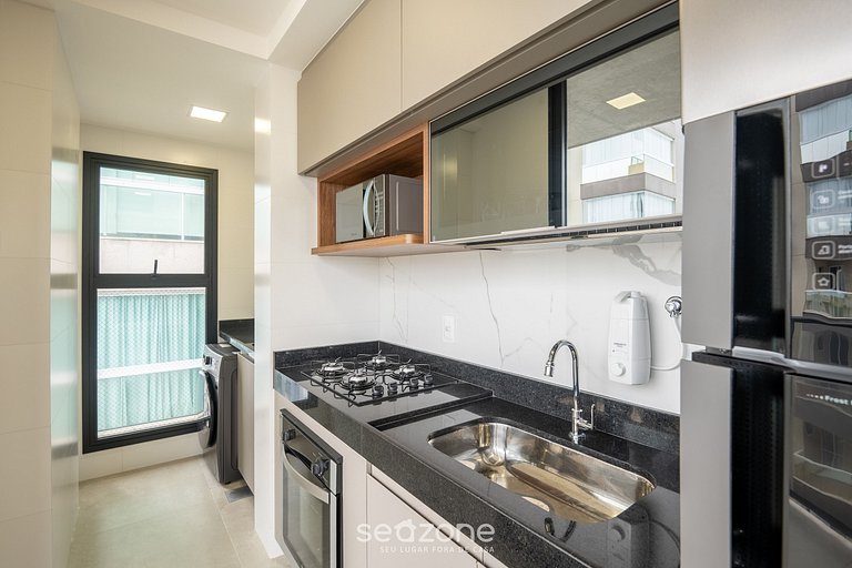 Apto 2 Quartos Equipado a 300m do Mar EEP1101