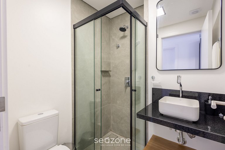 Studio con balcón a pasos del mar, Penha PSOA1101