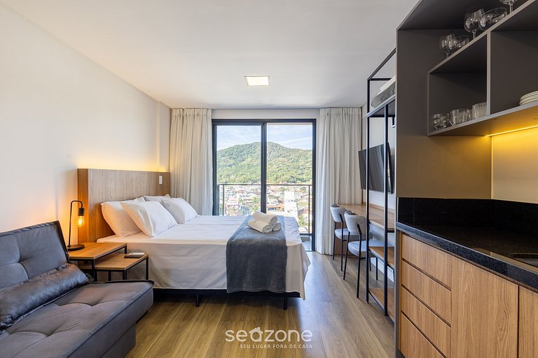 Studio con balcón a pasos del mar, Penha PSOA1101