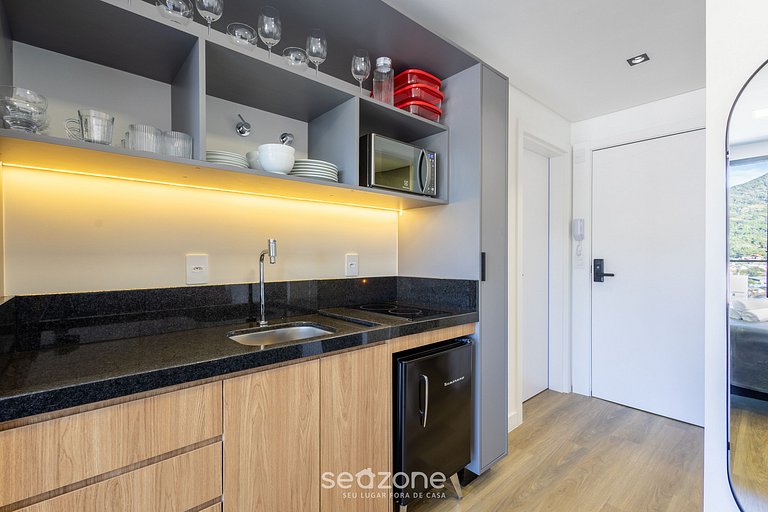 Studio con balcón a pasos del mar, Penha PSOA1101