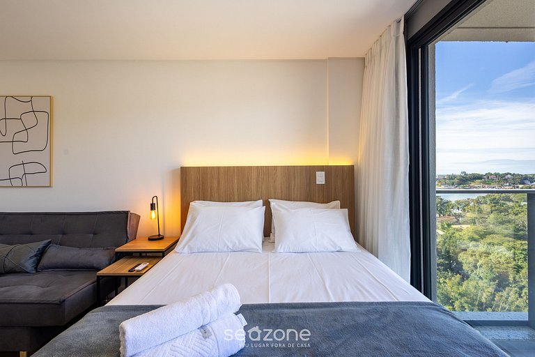 Studio con balcón a pasos del mar, Penha PSOA1101