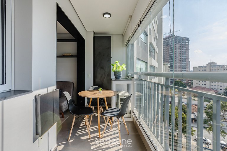 Apto con Balcón Gourmet a 190m del Metro - WAL0714