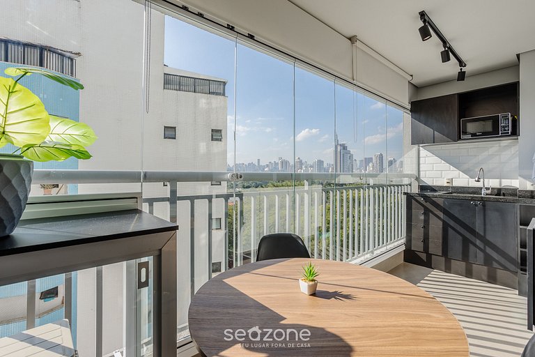 Apto c/ Varanda Gourmet a 190m do Metrô - WAL0714
