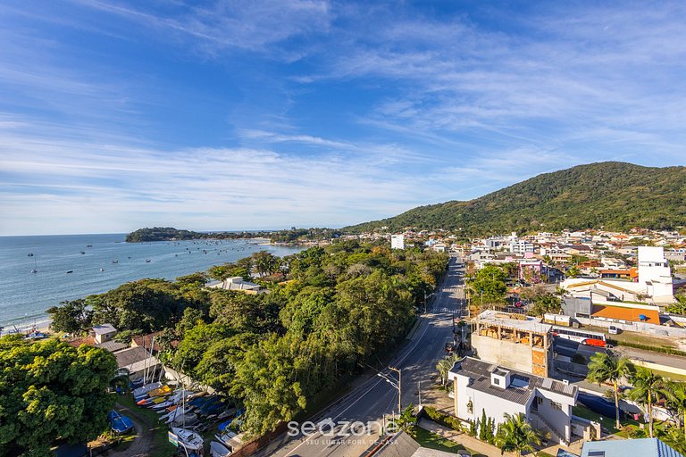 Estudio c/ vista al mar y balcón, Penha - PSOB1101