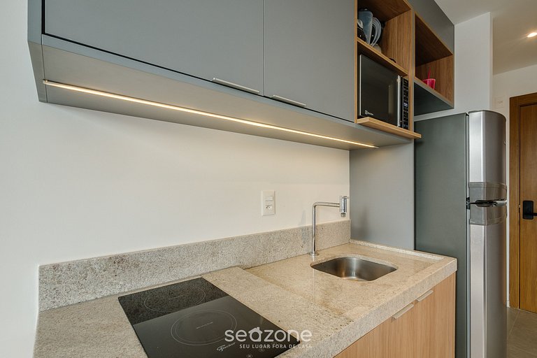 Studio cerca del mar en cond. c/ piscina LIV0907