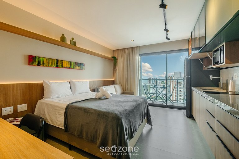 Estúdio em Cond. c/ Piscina LIV1605