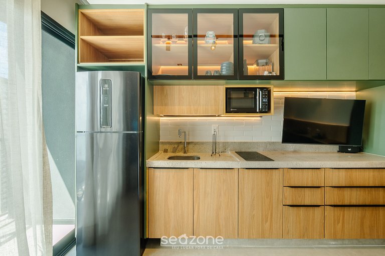 Estúdio em Cond. c/ Piscina LIV1605