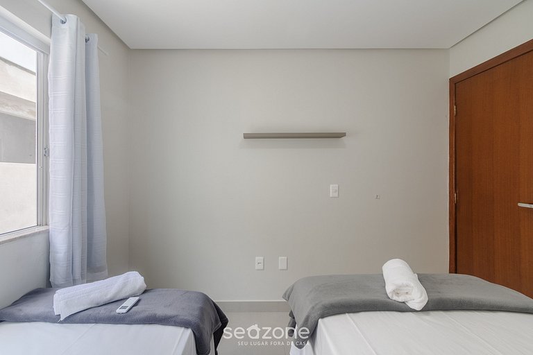 Apto en Cond. c/ Piscina 800m de la Playa RFM0035