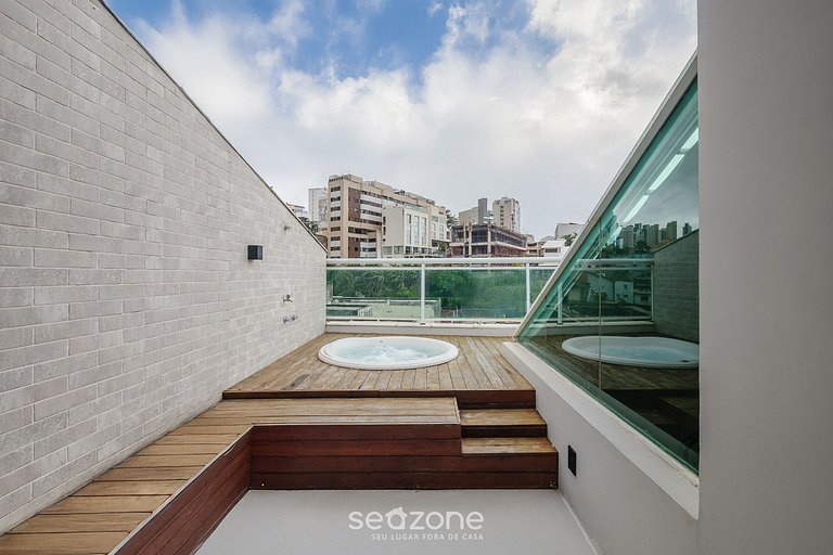 Apto c Jacuzzi e Vista Mar no Rio Vermelho ENC0307