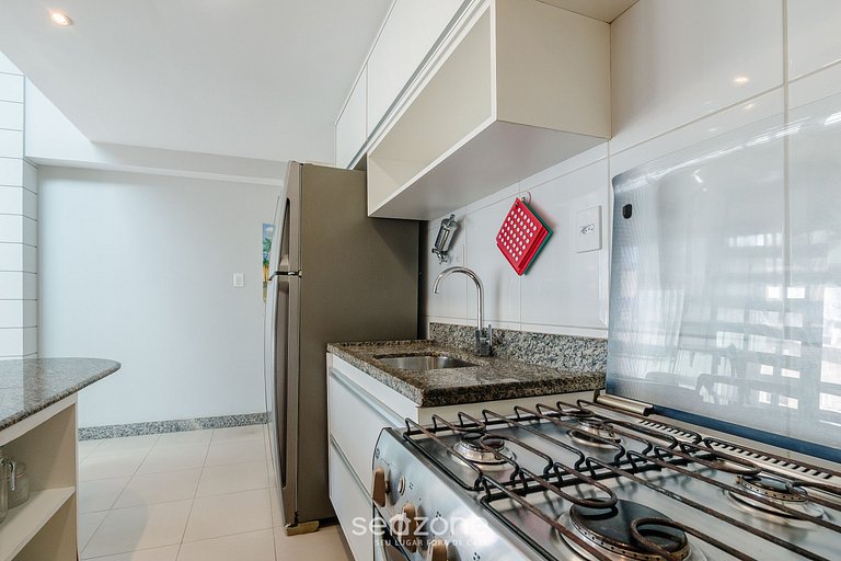 Apto c Jacuzzi y Vista Mar en Rio Vermelho ENC0307