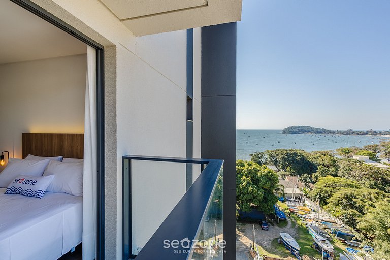 Studio a 50m da Praia c/ vista e varanda PSOA0912