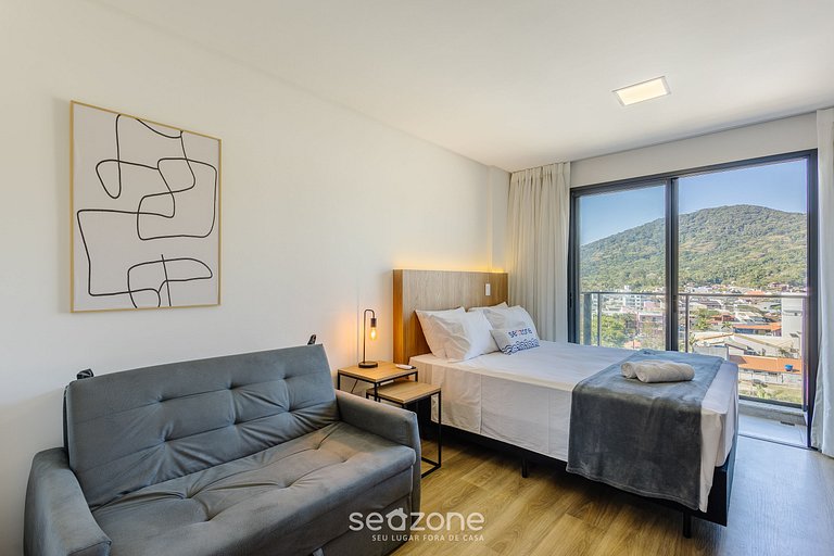 Studio a 50m da Praia c/ vista e varanda PSOA0912