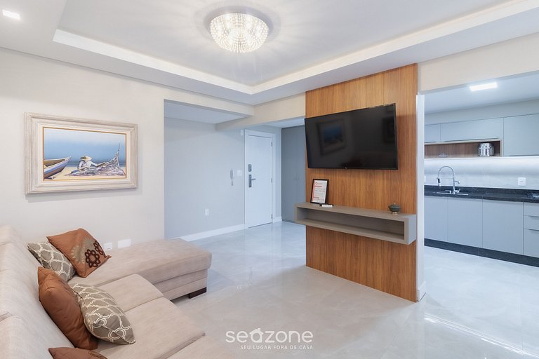 Apto c/ Churrasq. a 100m da Praia DON0504