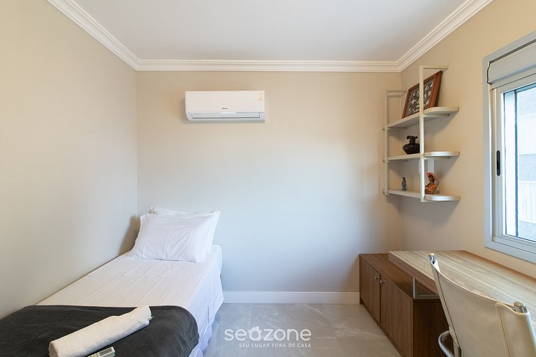 Apto c/ Churrasq. a 100m da Praia DON0504