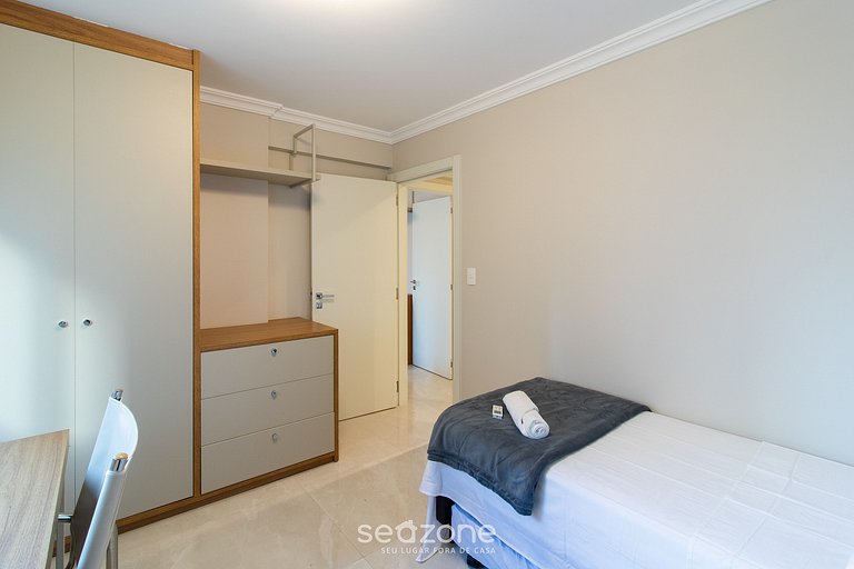 Apto c/ Churrasq. a 100m da Praia DON0504