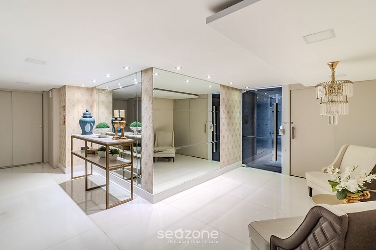 Apto c/ Churrasq. a 100m da Praia DON0504